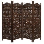 Screen Elephant Burnt 4 Panel